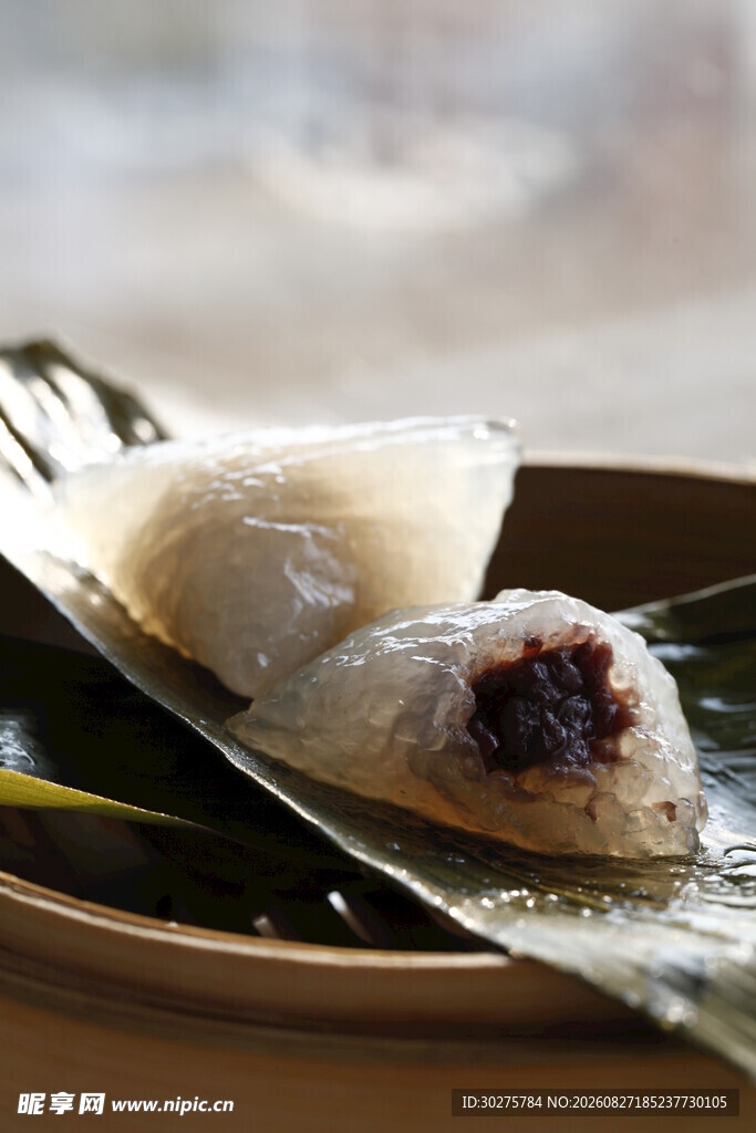 传统豆沙馅糯米团子