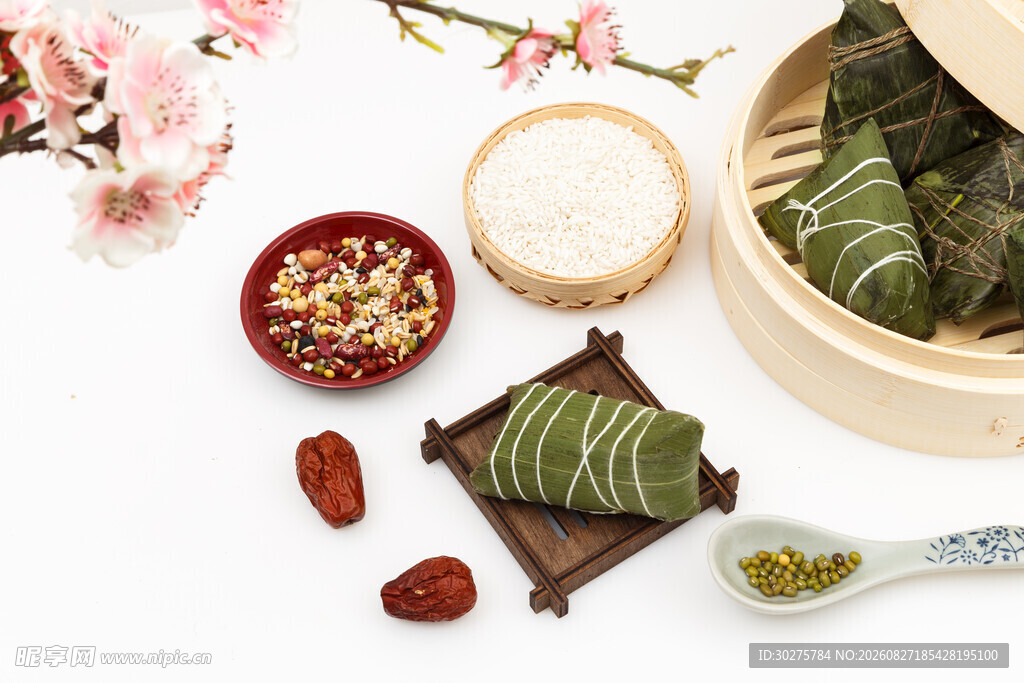端午粽与传统食材组合