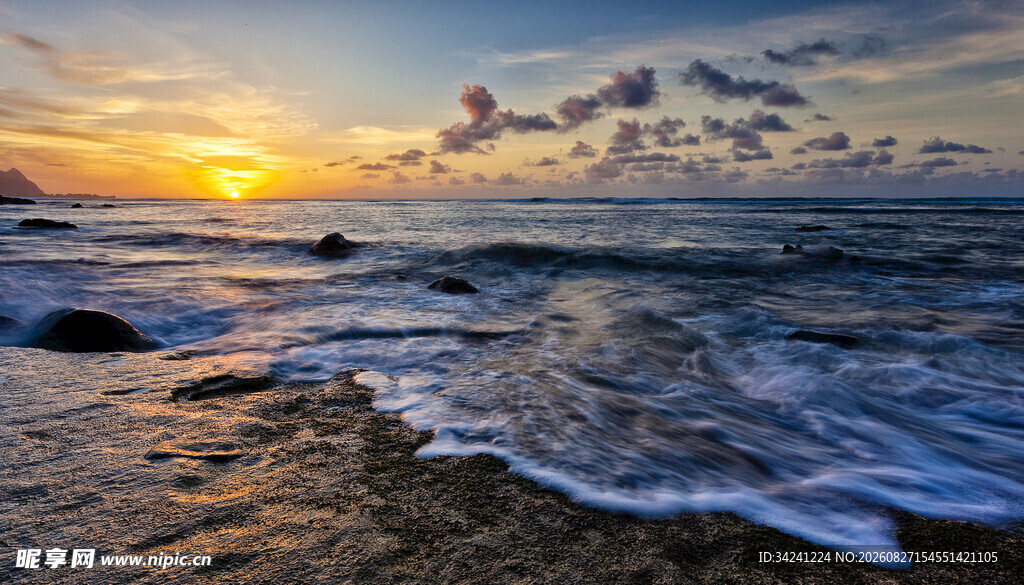 海边日落美景