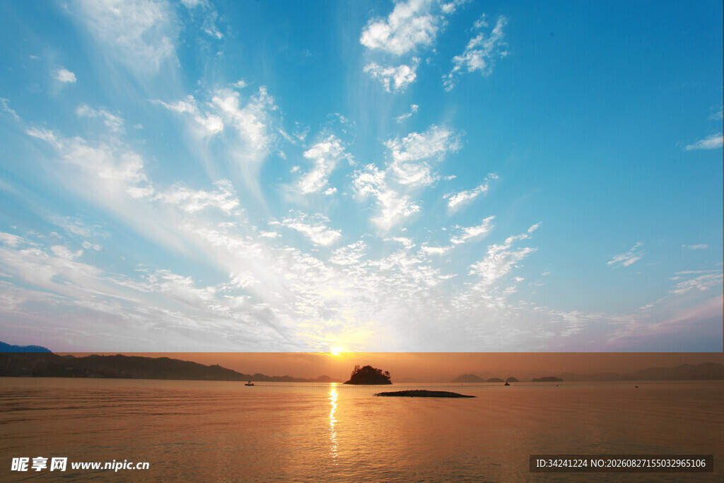 海边日出美景