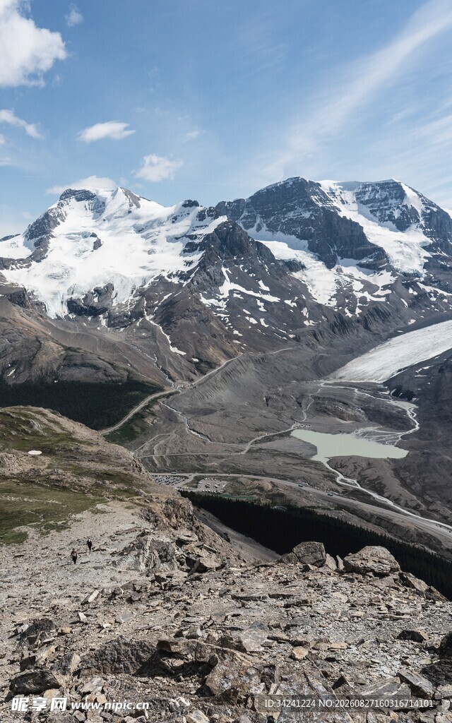 壮丽雪山风景