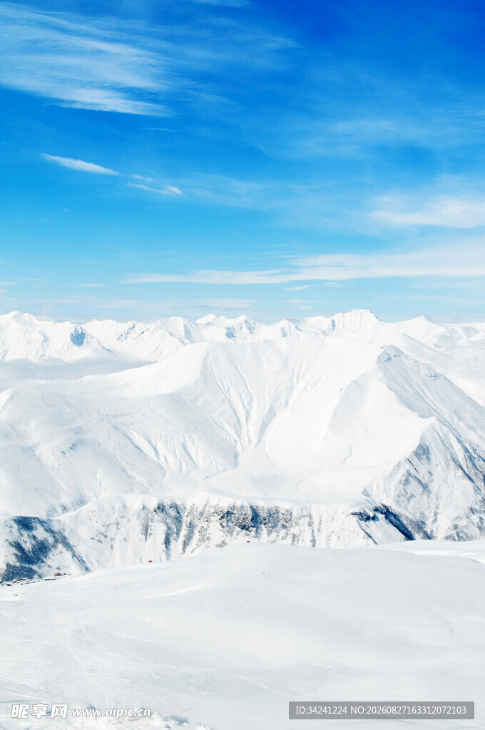 壮丽雪山美景