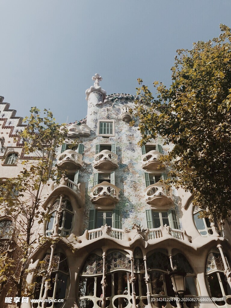 巴塞罗那奇幻建筑景观