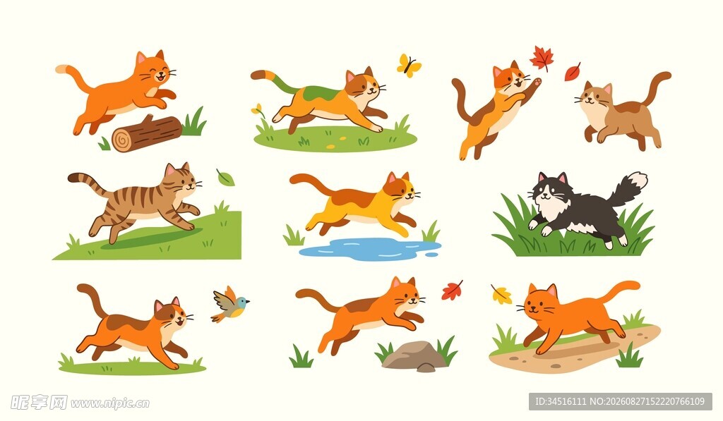 卡通猫咪合集