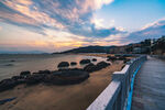 海边黄昏美景
