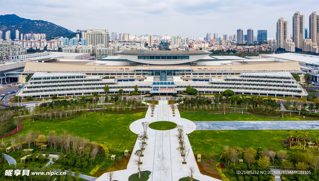 城市会展中心全景风光