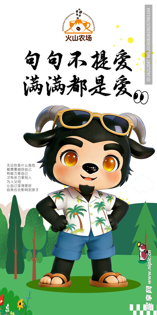 可爱熊猫卡通形象