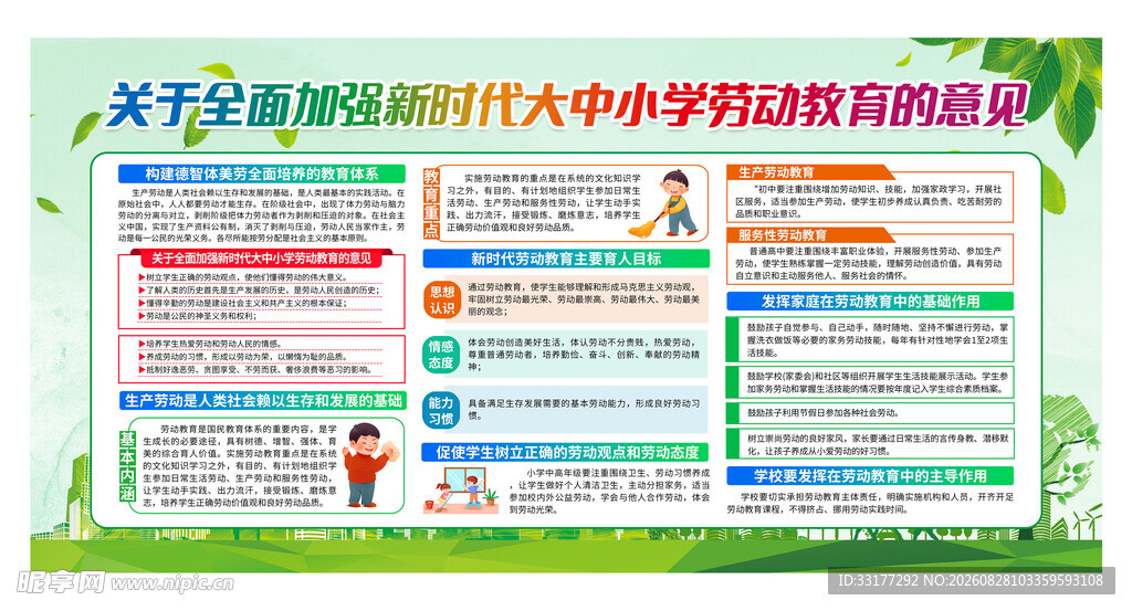全面加强新时代大中小学劳动教育