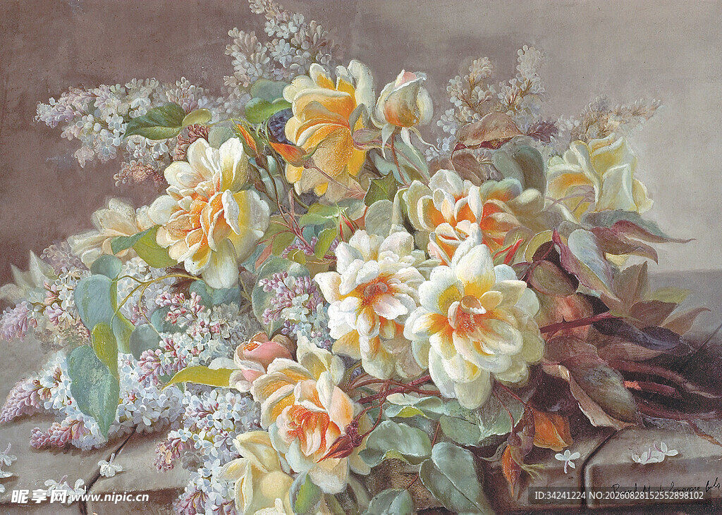 静物花卉油画