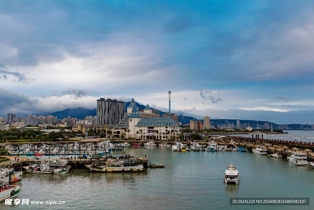 海港城市美丽风光