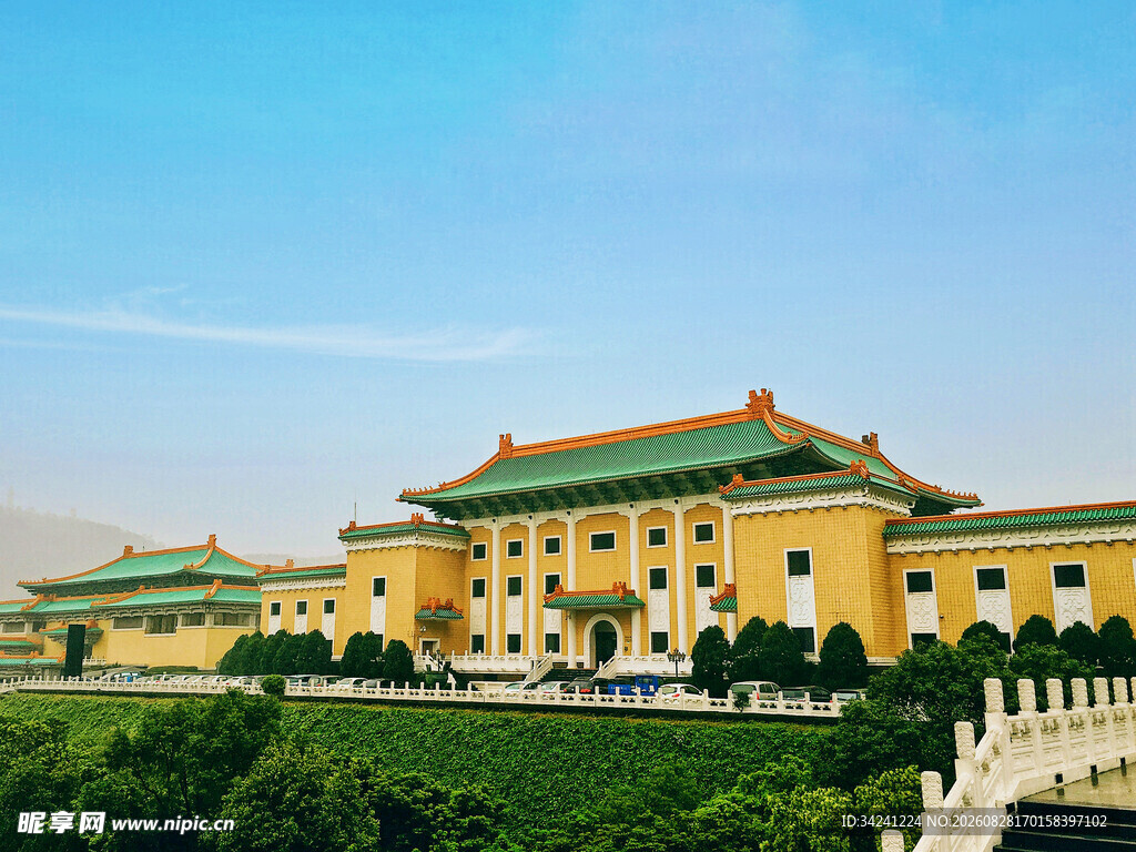 中式宫殿建筑景观