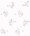 数码印花清新花卉图案背景