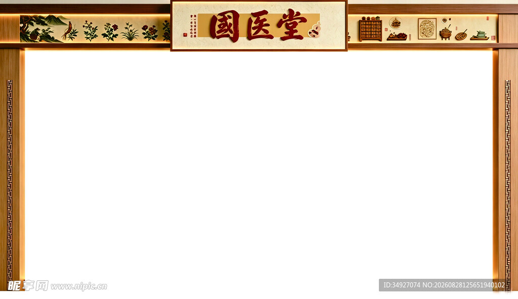 中医医院国医堂新中式造型设计