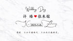 白色大理石花纹婚礼背景