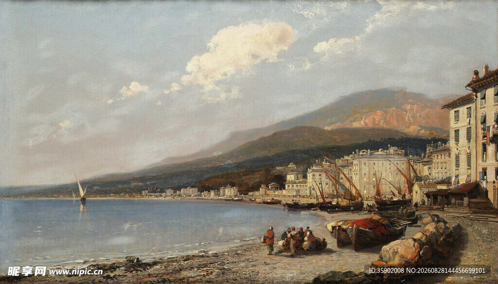海滨小镇风景