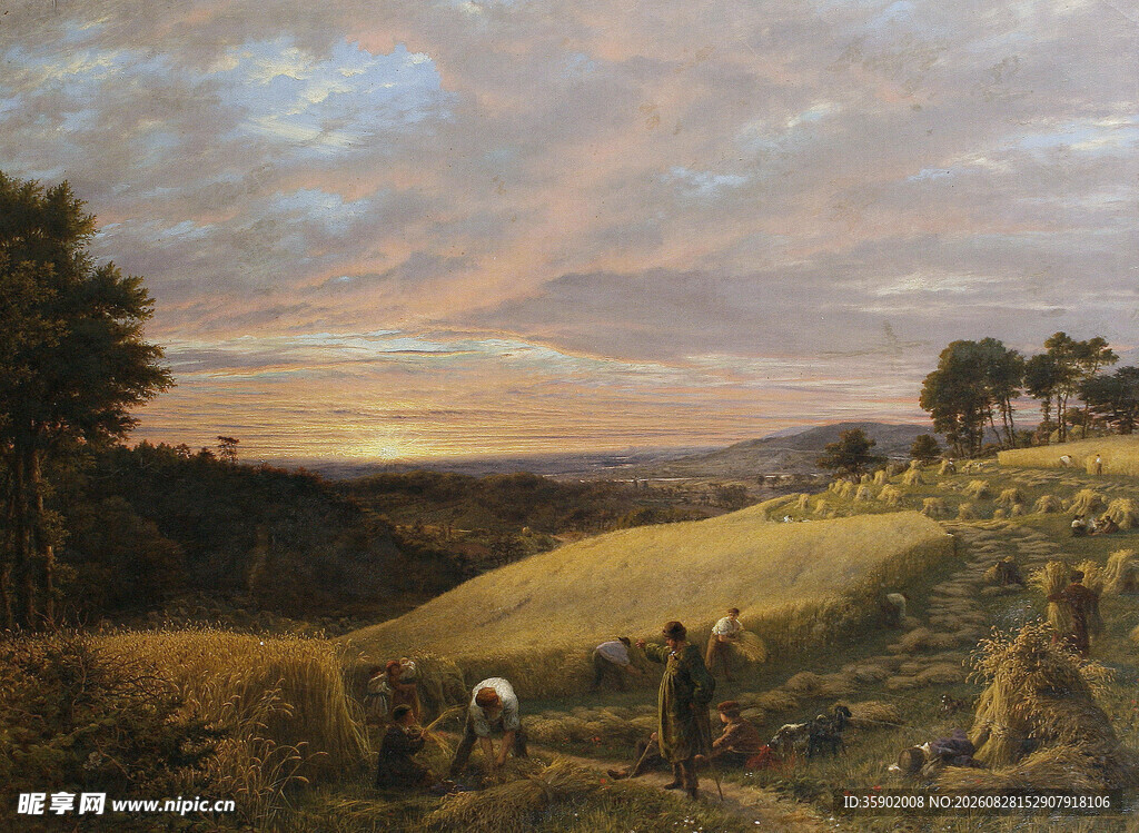田园牧歌式的乡村风景
