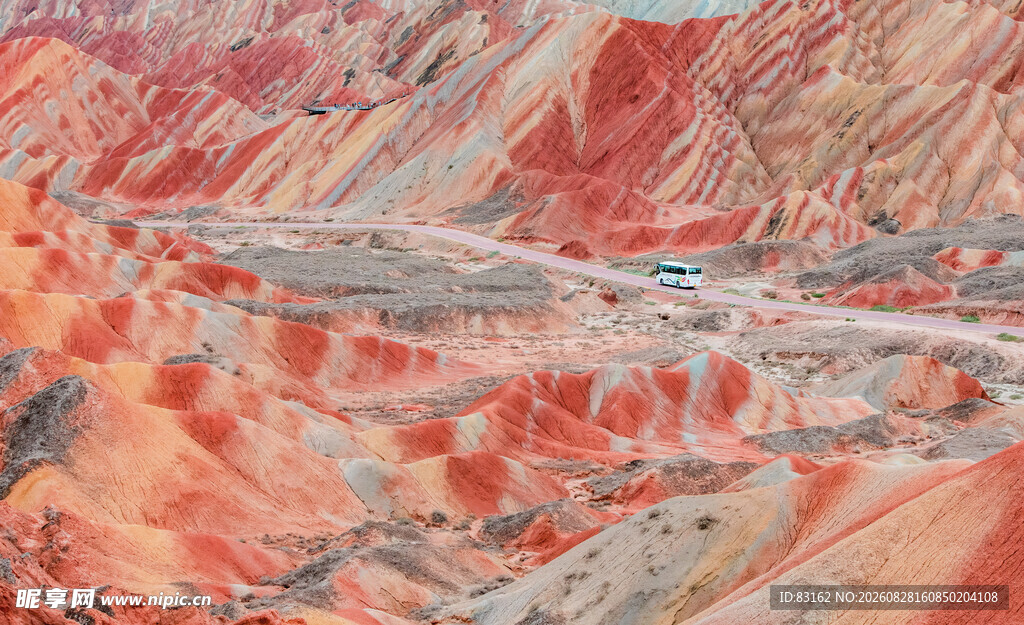 绚丽多彩的大地纹理景观