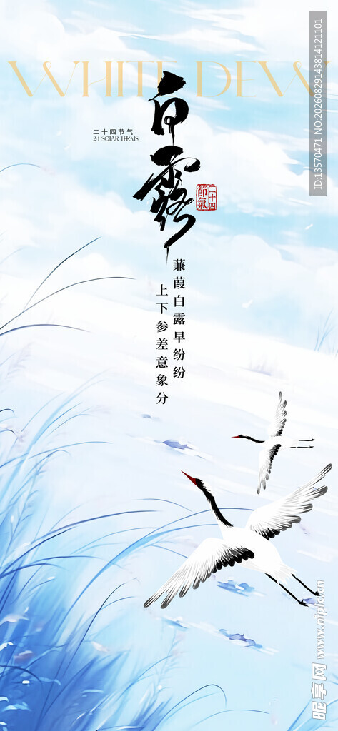 芦苇间飞鸟的诗意景致