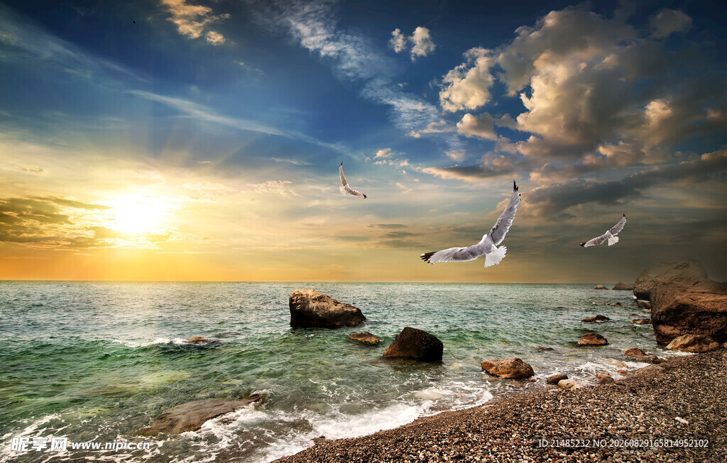 海边日落美景
