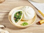 香菇青菜包美食图片
