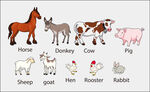 家畜家禽矢量素材