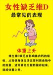 女性缺乏D的常见表现