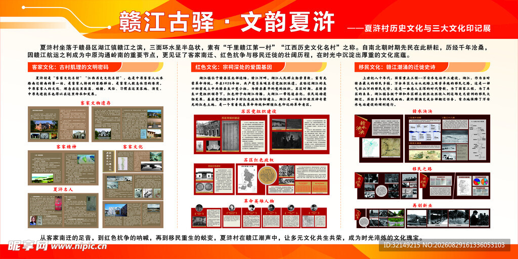 宣传展板栏