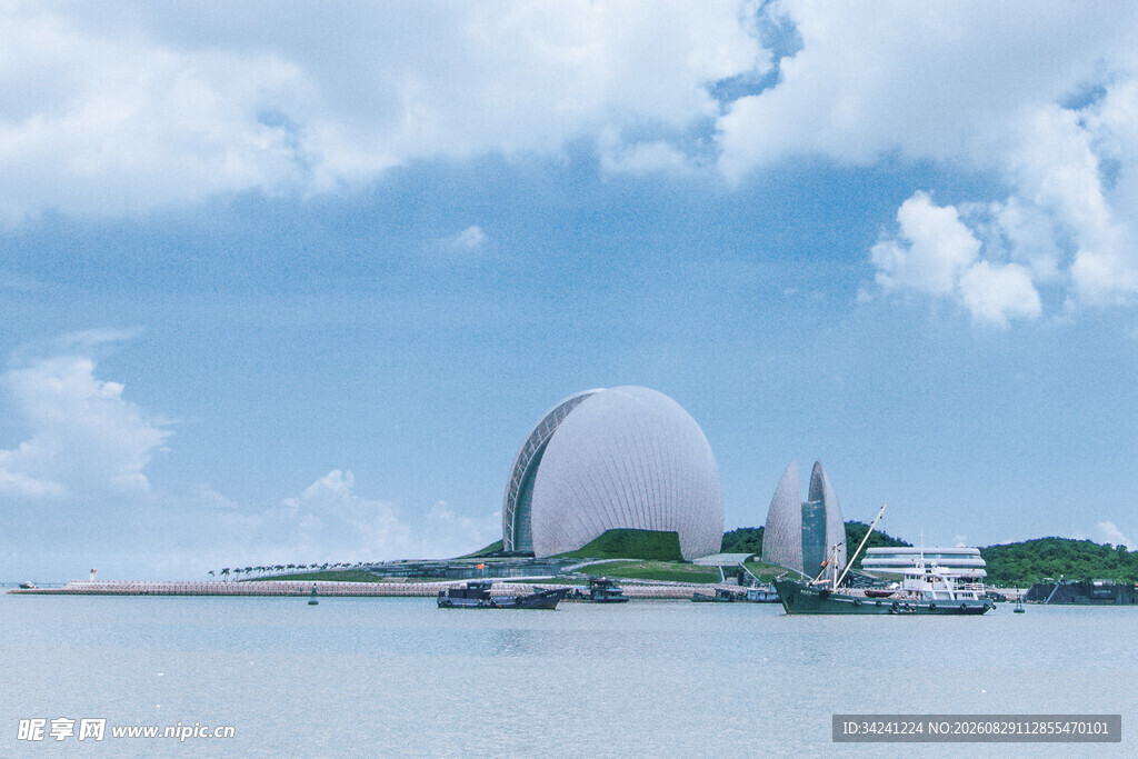 海滨独特建筑景观