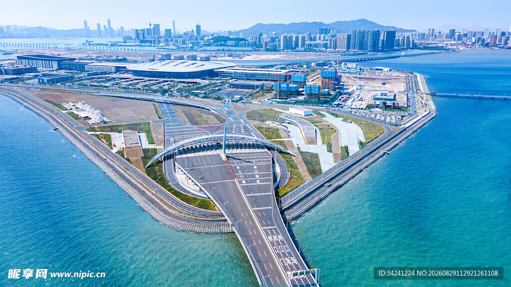 海滨城市美丽交通景观