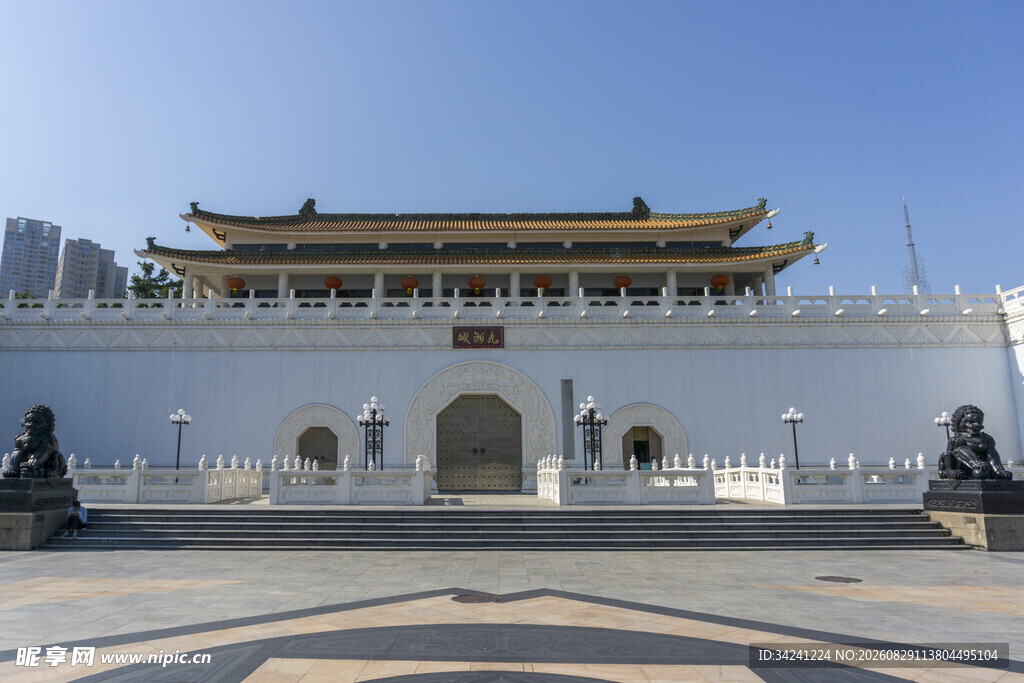 西安永宁门城楼壮丽景观