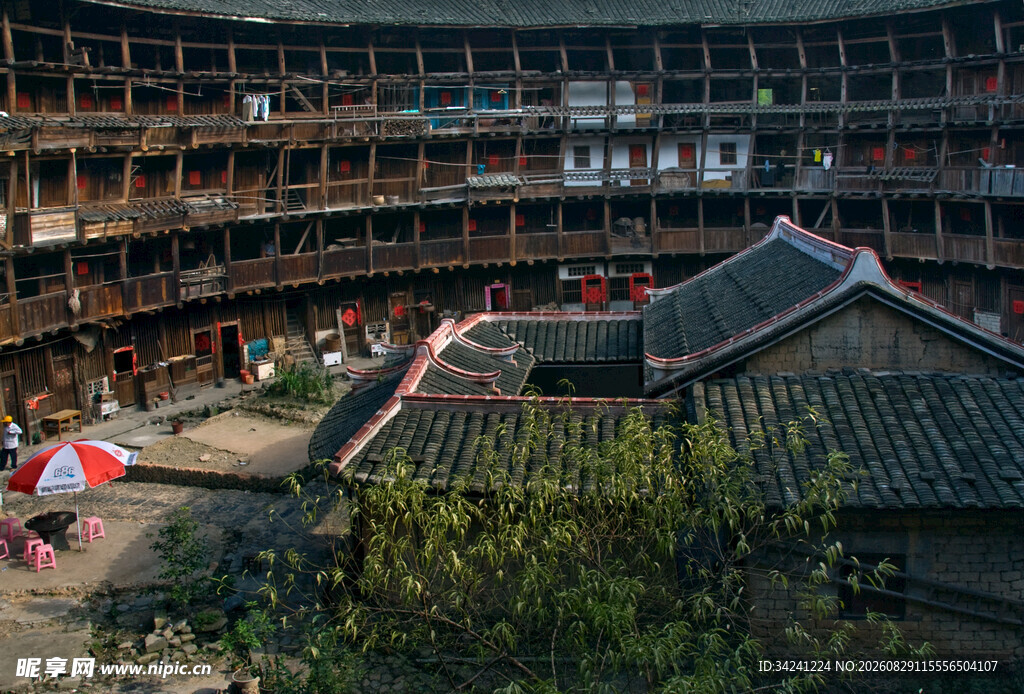 福建土楼建筑景观