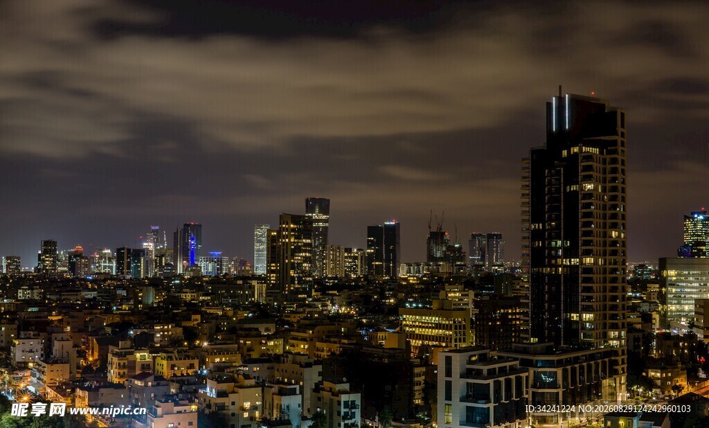 繁华都市夜景