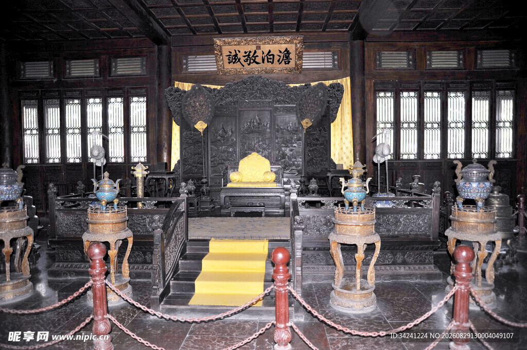 古代宫殿内景