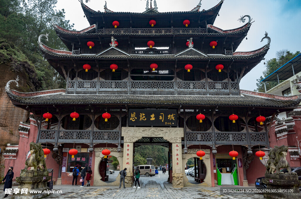 古色古香中式传统古建筑