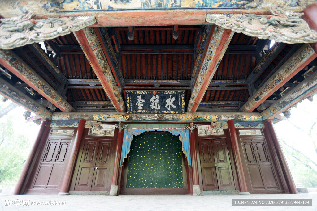中式古建筑精美内部结构