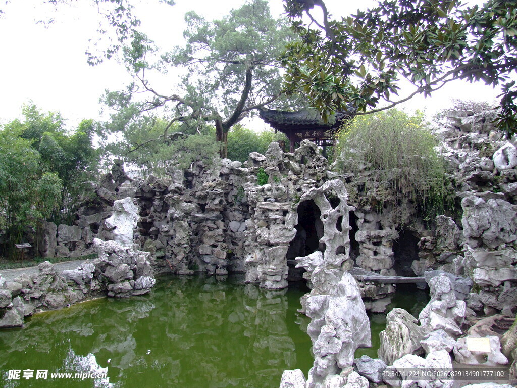 中式园林景观清幽雅致
