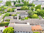中式古建筑群俯瞰景观