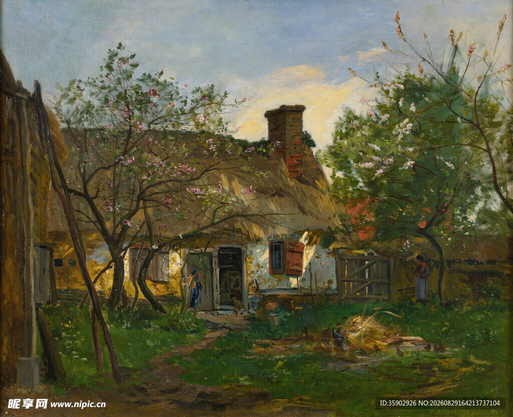 乡村小屋风景