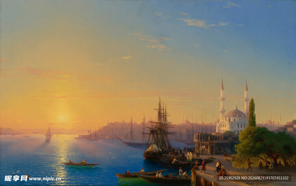 海边日落美景