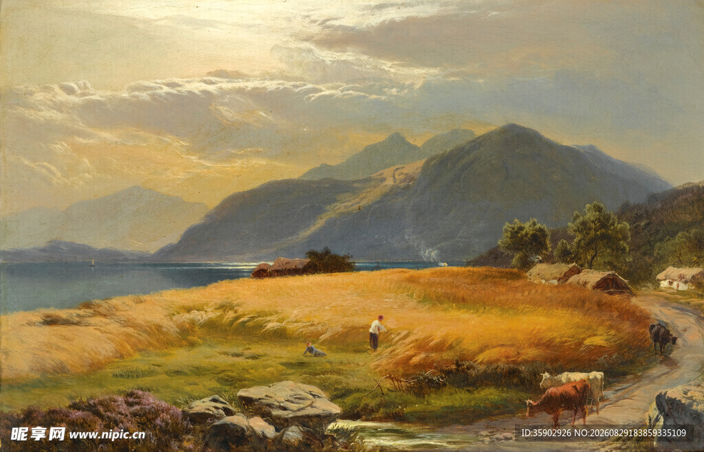 田园山间美景