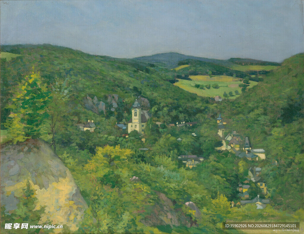 山间村落美景