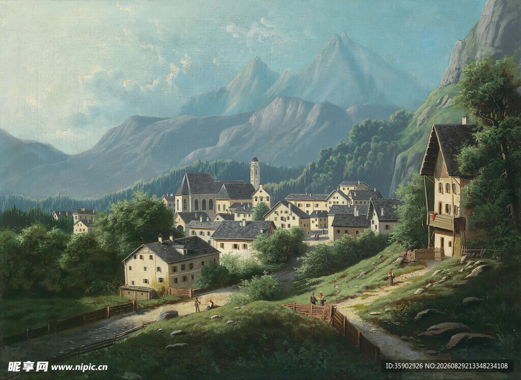 山间村落美景