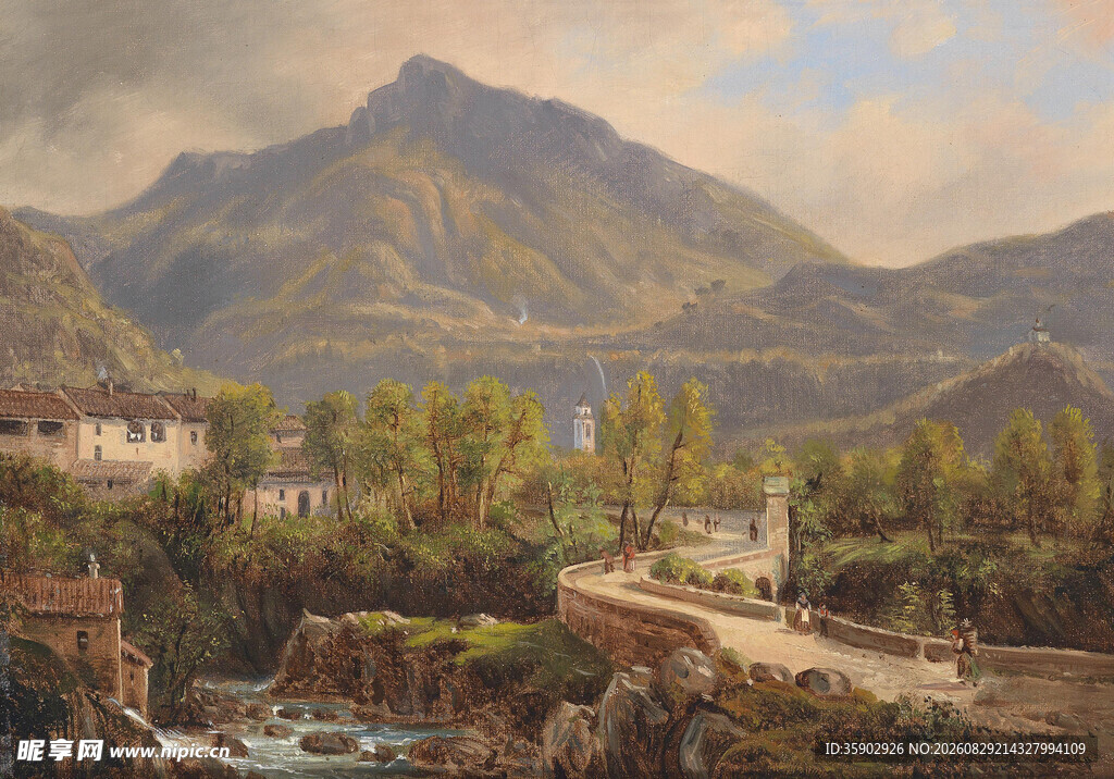 山间小镇风景