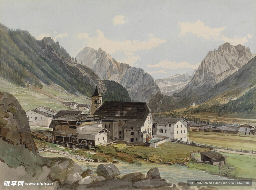 山间村落风景