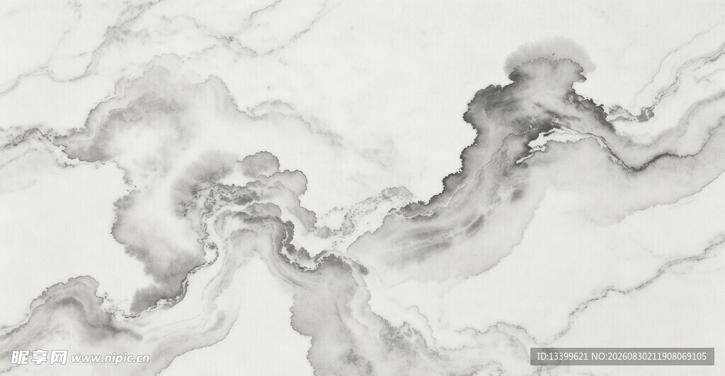 水墨抽象纹理艺术画面