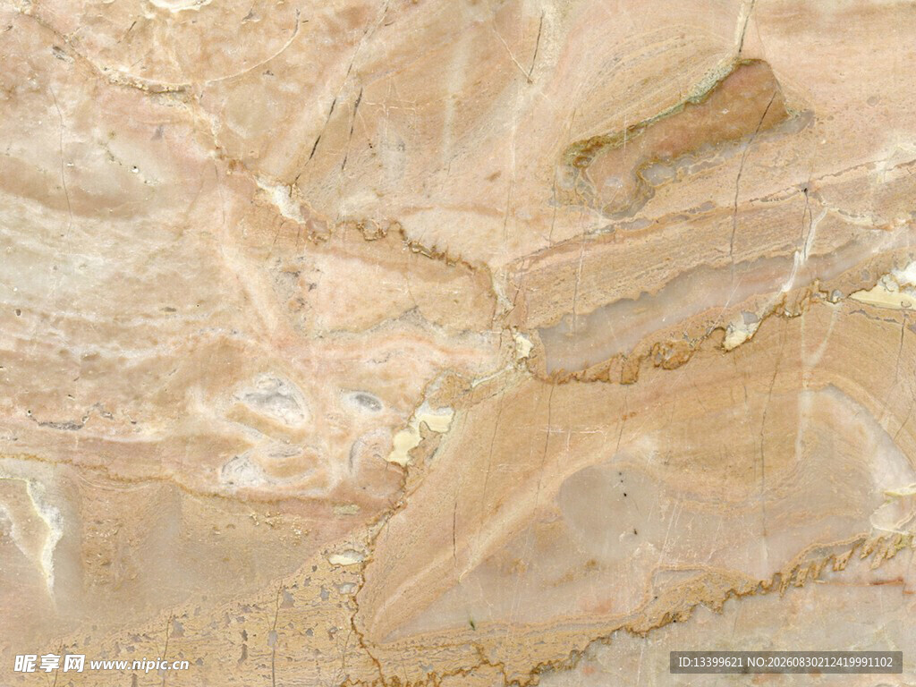 米黄色大理石纹理特写