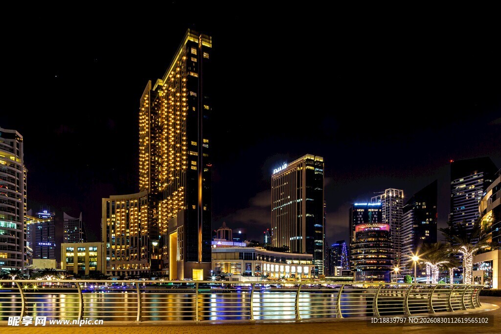 城市璀璨夜景