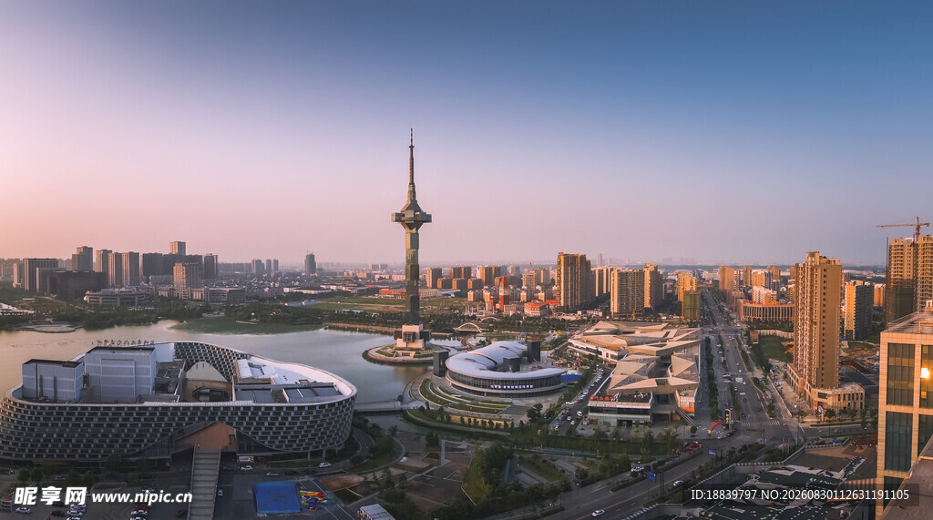 城市天际线与现代建筑景观