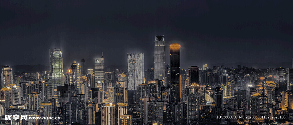 都市璀璨夜景