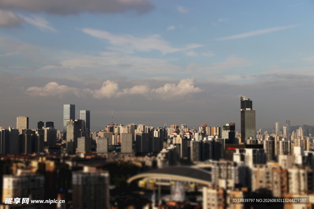 城市天际线景观